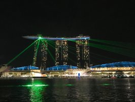 Singapur - Lasershow