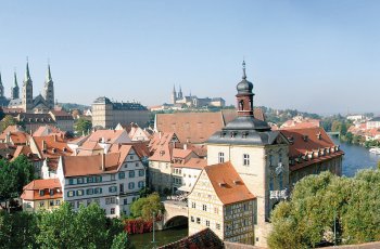 Panoramablick über Bamberg © BAMBERG Tourismus & Kongress Service/ Matthias Vaskovics 
