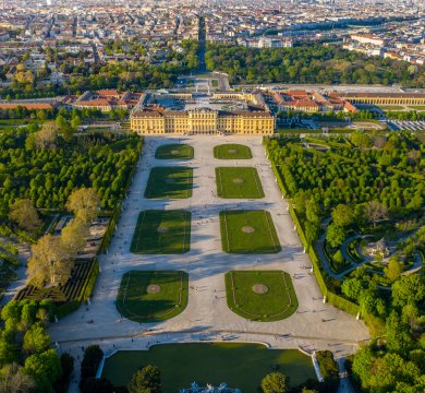Blick auf Schloss Schönbrunn