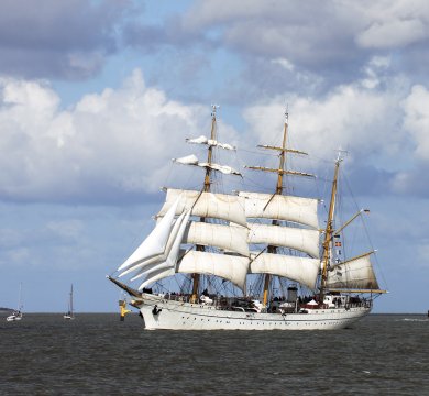 Segelschiffe auf der Nordsee