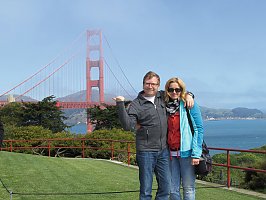 Golden Gate: Sie müssen da unbedingt drüber. Zu Fuß! 