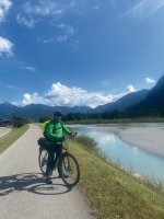 Lechtal Radweg: Toller naturbelassener Fluss in Tirol