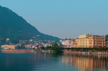Uferpromenade Luganer See und Monte Bre © Lugano Turismo