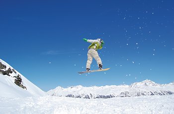Snowboarder Silvretta Nova © Rossi-fotolia.com