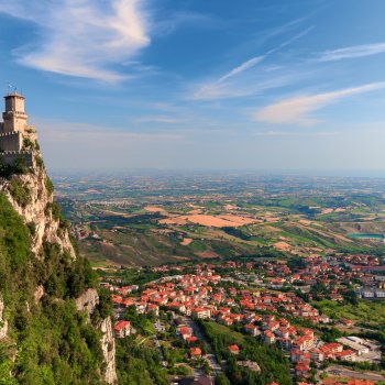 Blick auf San Marino © alexugalek - stock.adobe.com