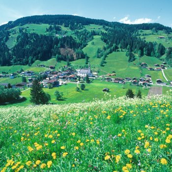 Panoramablick auf Oberau in der Wildschönnau © Tourismusverband Wildschönau