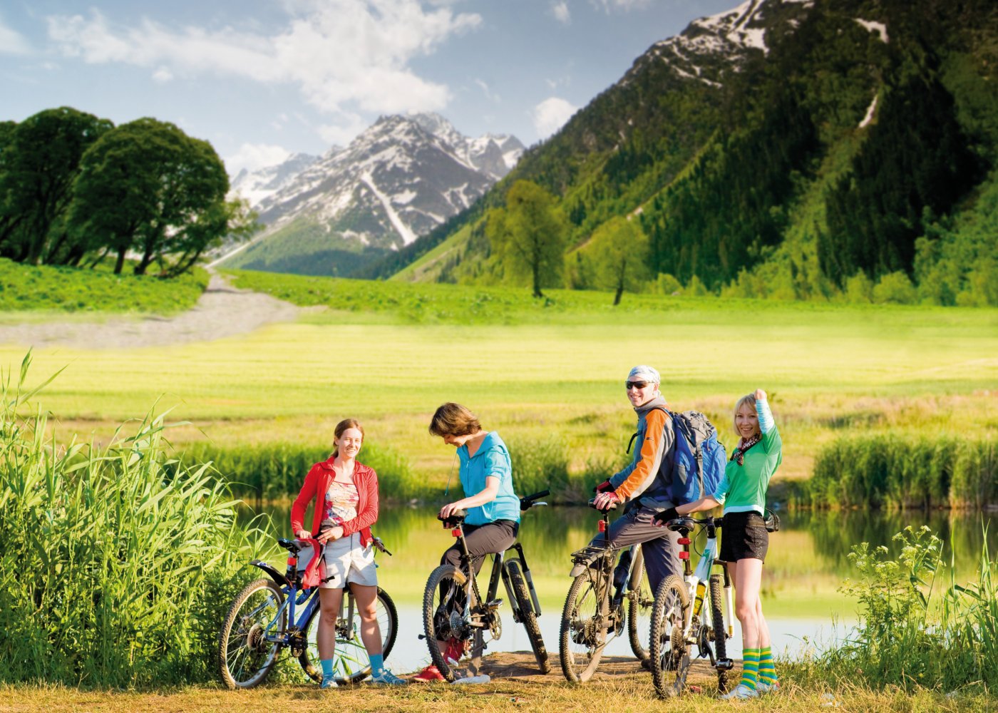 Radtour in herrlicher Landschaft