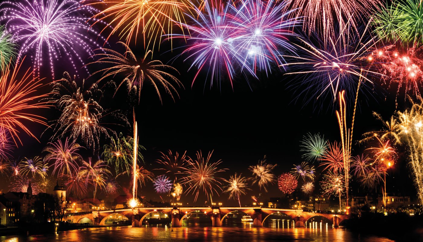 Grandioses Feuerwerk über Heidelberg