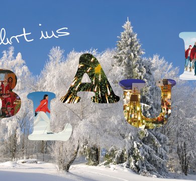 Fahrt ins Blaue Winter