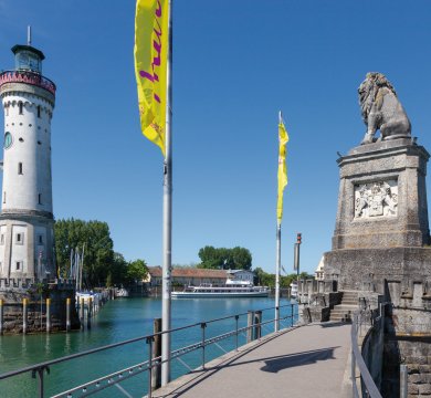 Hafeneinfahrt in Lindau