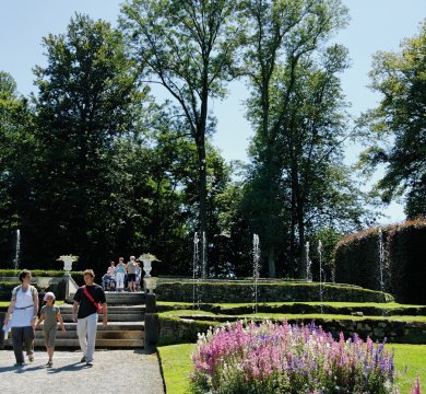 Die Wassergärten von Schloss Annevoie