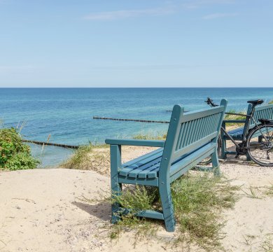 Radlerpause am Meer