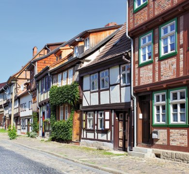 Altstadtgasse von Quedlinburg