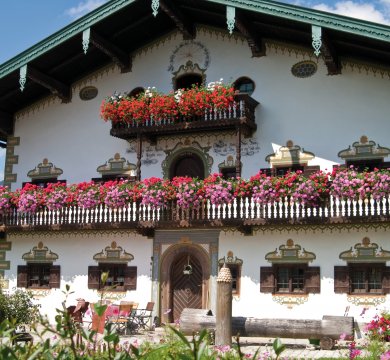 Typisch bayerisches Haus in Ruhpolding