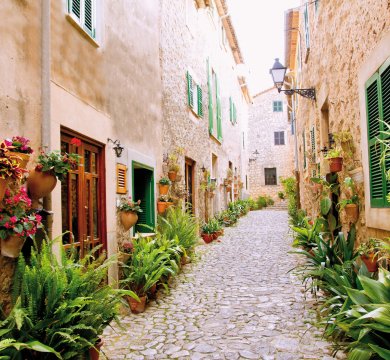 Gasse in Valldemossa 
