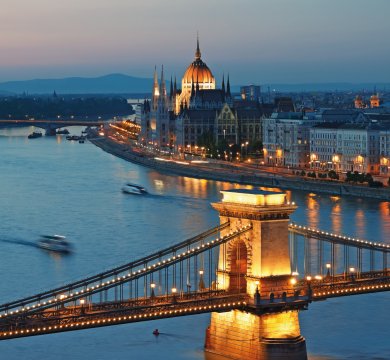 Budapest bei Nacht 