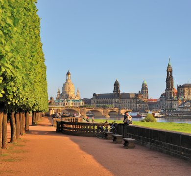 Canalettoblick auf Dresden