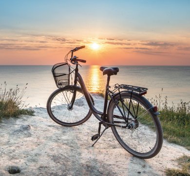 Radtour am Meer