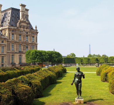 Louvre Park in Paris