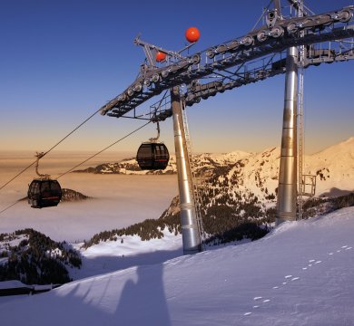 Bergbahn im Skigebiet Mellau