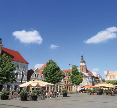 Marktplatz in Cottbus