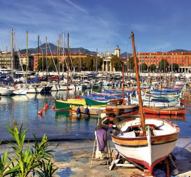 Yachthafen in Nizza