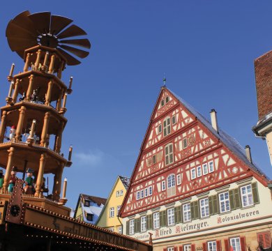 Weihnachtspyramide in Esslingen 