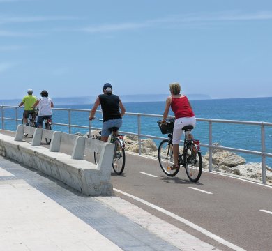 Fahrradtour an der Küste Mallorcas