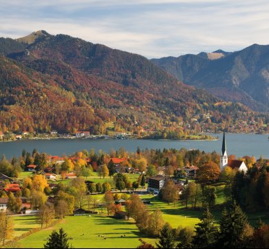 Herbst am Tegernsee in Rottach-Egern