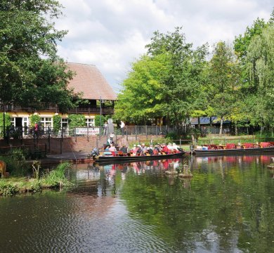 Kleiner Hafen im Spreewald