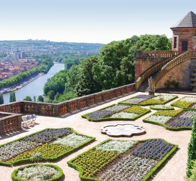 Garten an der Marienfeste in Würzburg
