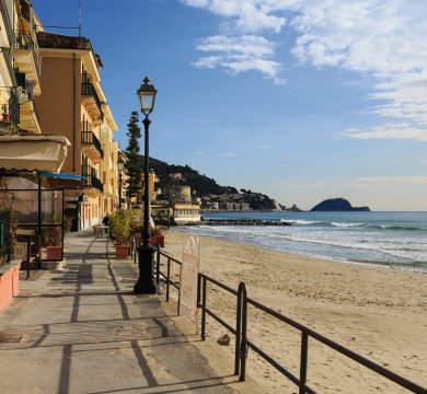 Strandpromenade von Alassio