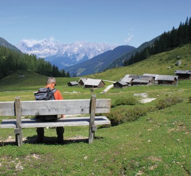 Wanderrast auf der Ursprungalm
