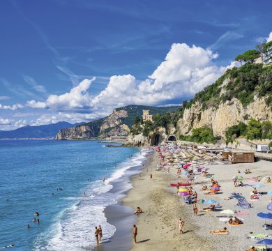 Strand bei Finale Ligure
