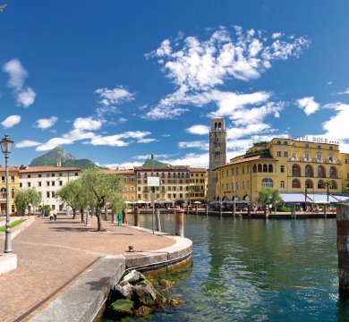 Uferpromenade in Riva del Garda