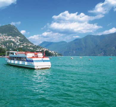 Schifffahrt auf dem Luganer See