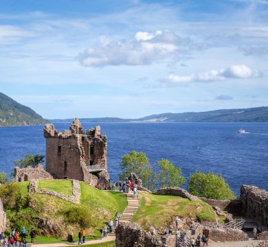 Urquhart Castle am Loch Ness