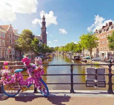 An den Grachten in Amsterdam