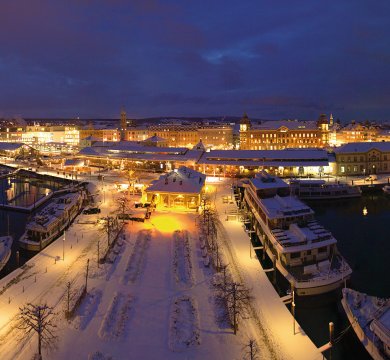 Weihnachtsmarkt am See in Konstanz