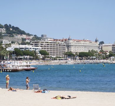 Strand von Cannes
