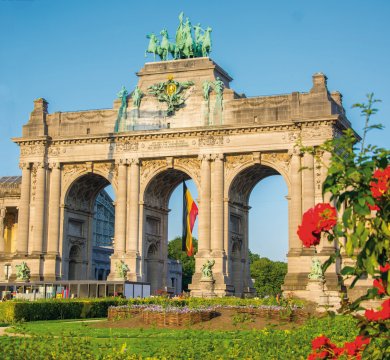 Triumpfbogen im Jubelpark in Brüssel