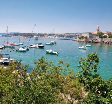 Blick auf die Stadt Krk