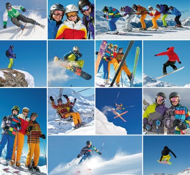 Ski-Collage