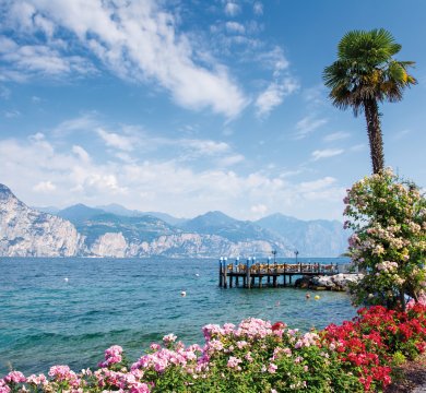 Blick auf den Gardasee