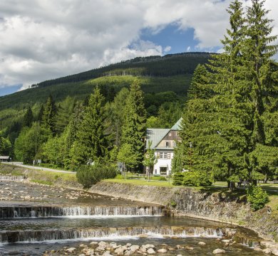 Stromschnellen der Labe in Spindlermühle