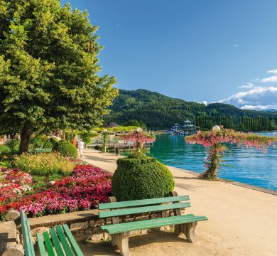 Johannes-Brahms-Promenade in Pörtschach