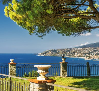 Blick auf die Bucht von  San Remo (Sanremo)