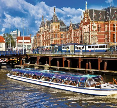 Grachtenfahrt in Amsterdam