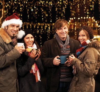 Auf dem Weihnachtsmarkt