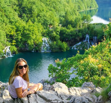 Im Nationalpark Plitvicer Seen